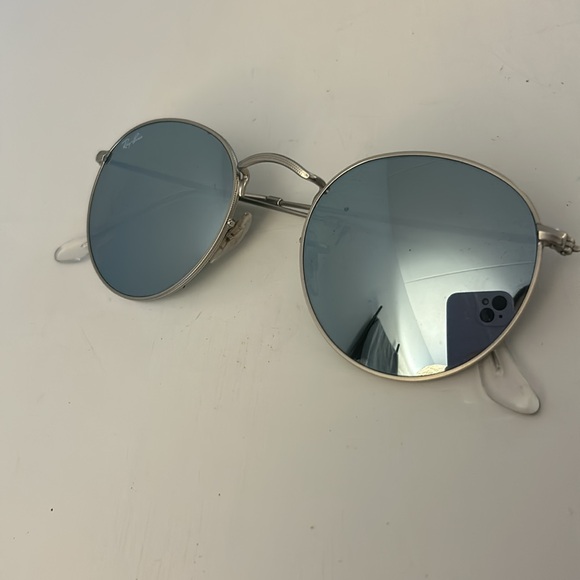 Ray Ban round metal sunglasses - Picture 3 of 5